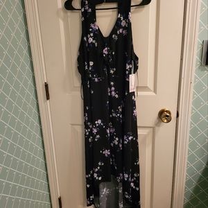 Candie's juniors' high low, keyhole maxi dress